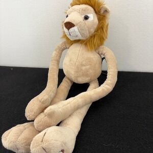 FAO Schwarz Toys'R'Us Tug a Lug Hanging Lion Plush Stuffed Animal 2011 Nursery